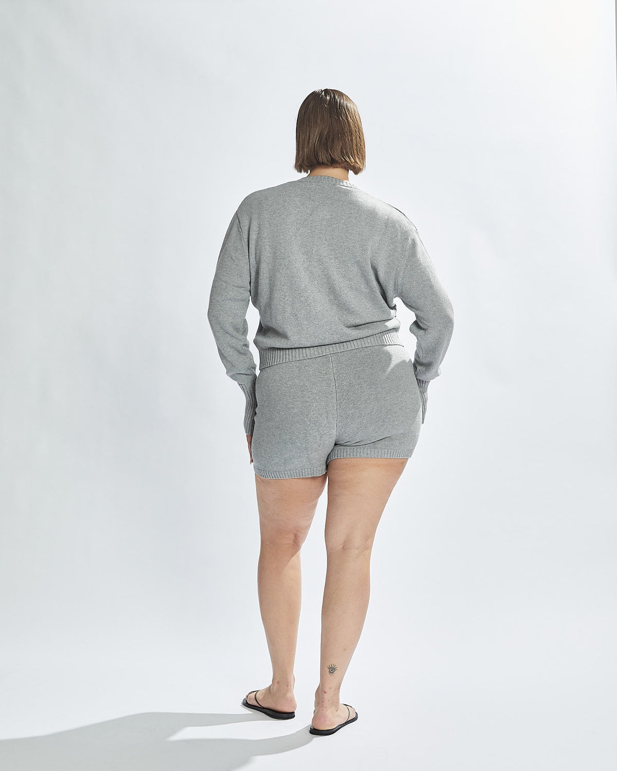 Drew Knit Cardigan Grey
